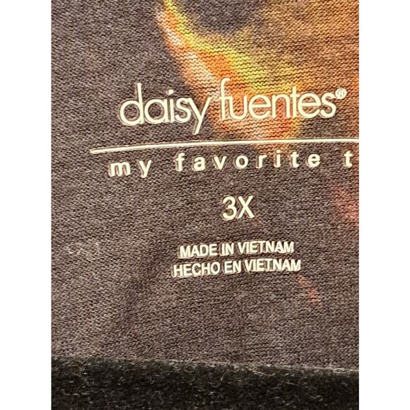 Women's Plus Daisy Fuentes T-Shirt 3X - Picture 6 of 9